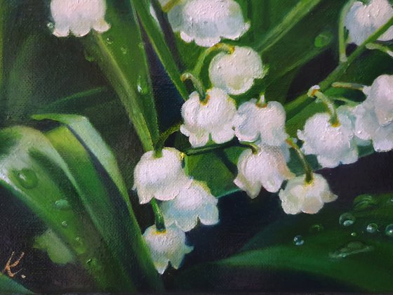 "Delicate lilies of the valley (option 2)"