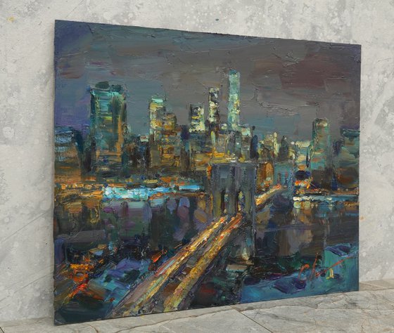 Light of the night city