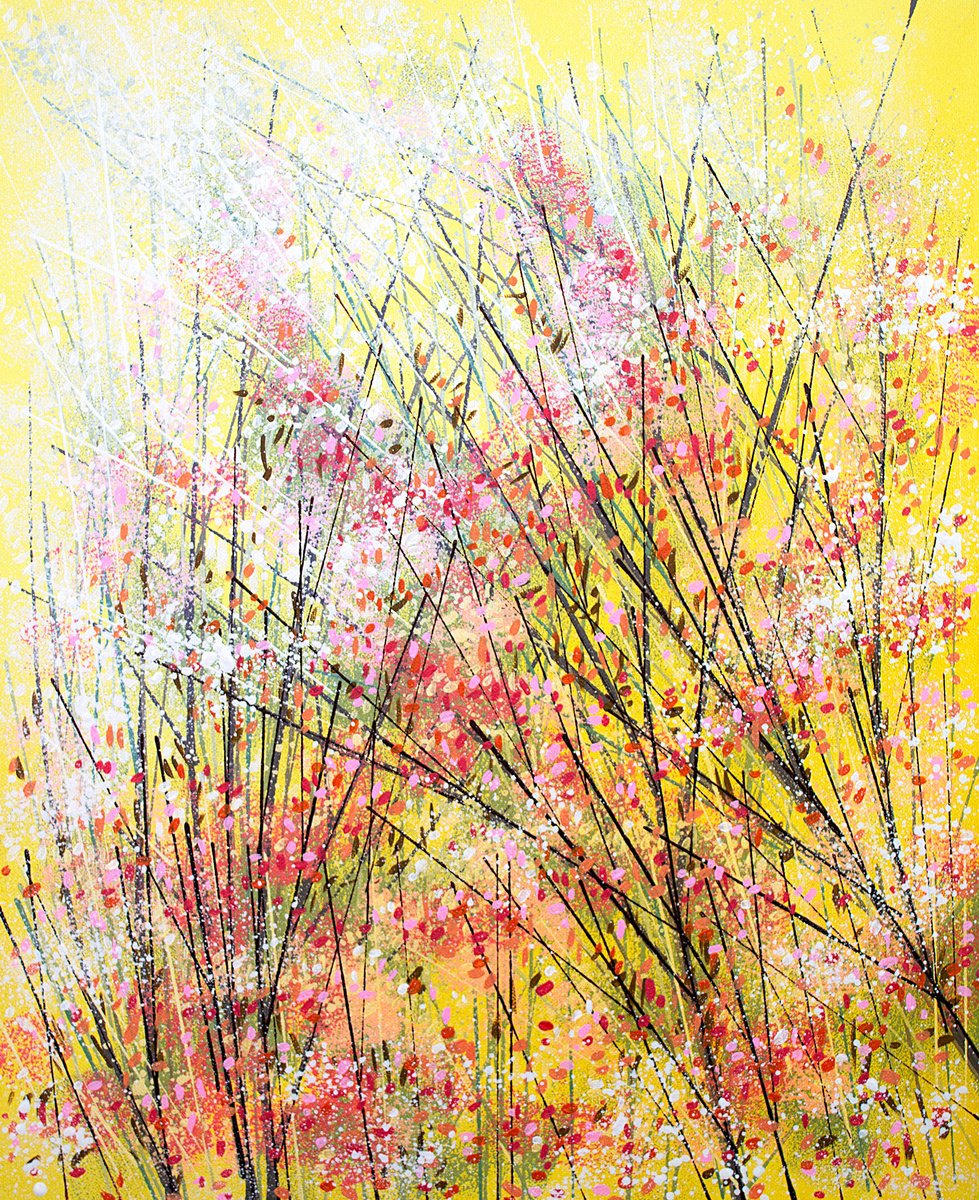  Spring Tree Blossom 5 By Marc Todd, 18 X 22, Artwork For Sale On Artfinder