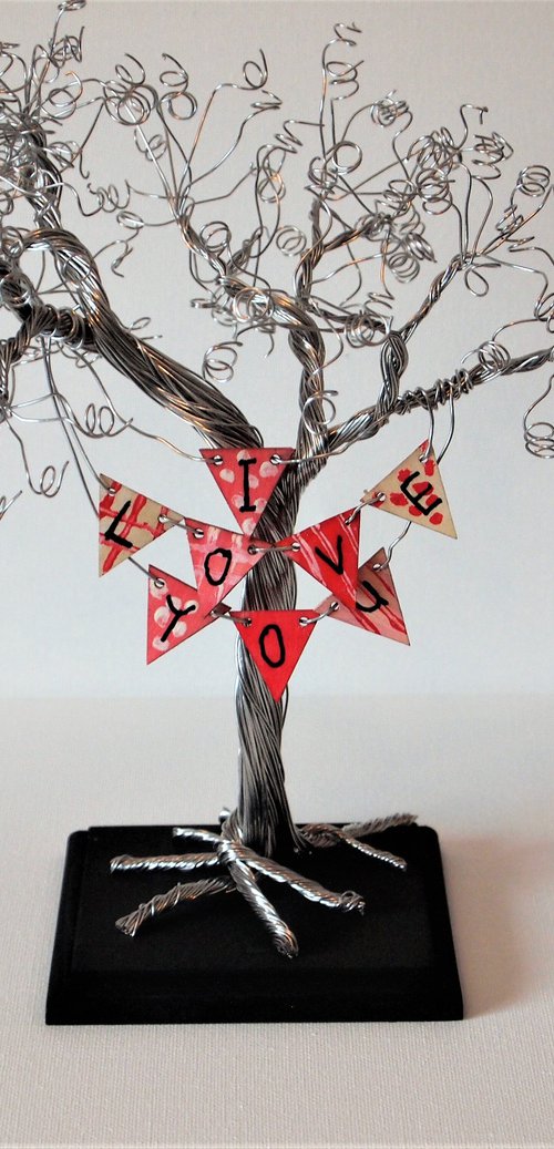 Valentines 'I LOVE YOU' tree by Steph Morgan
