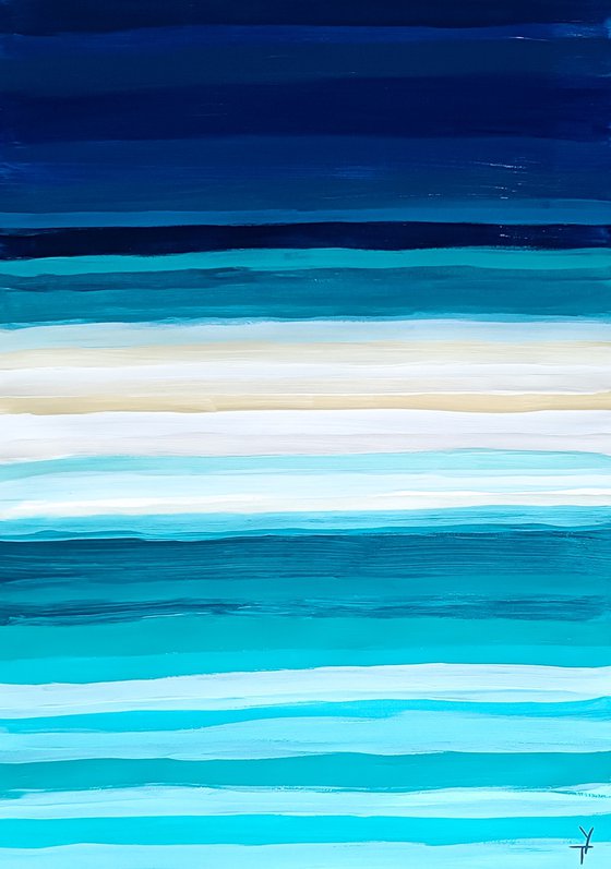 Ocean Quiet. Diptych.