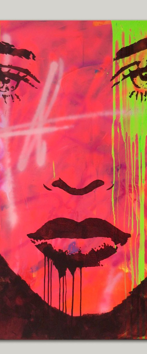 Gossip #Two - Original artwork (90x110cm) by ROCO Studio