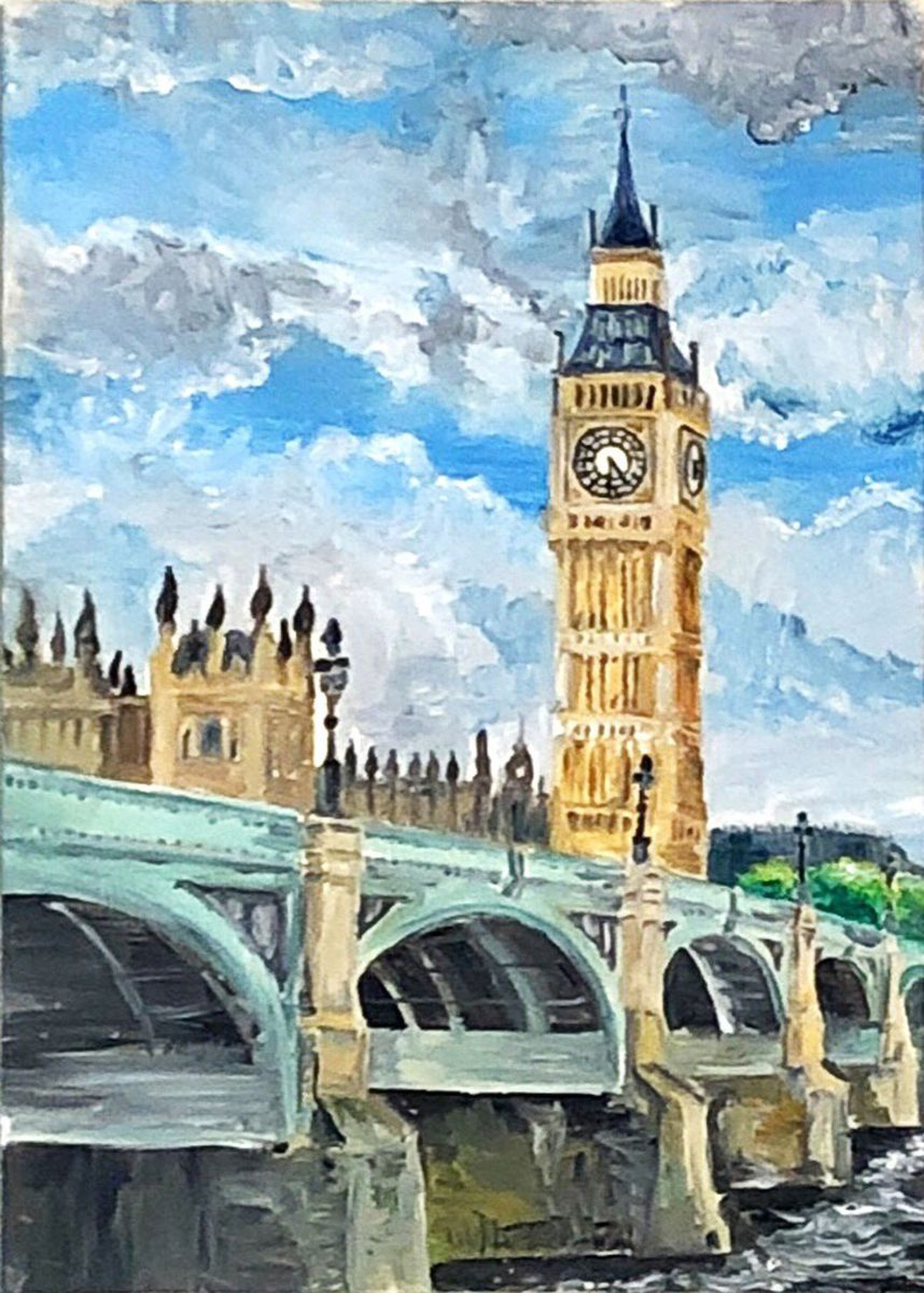 Big Ben Oil Painting By Tanya Stefanovich Artfinder