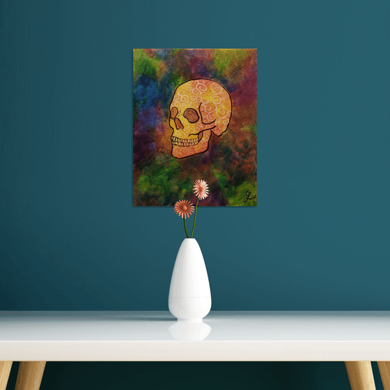 Untitled - 214 Swirly Skull