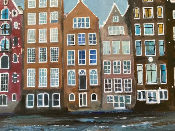 Canal Houses Of Amsterdam
