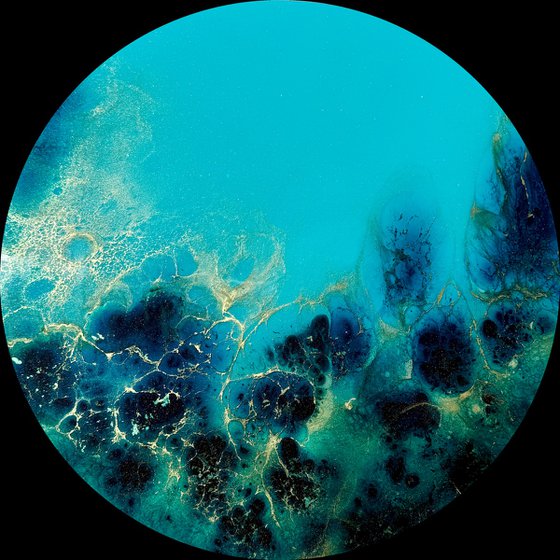 Golden Halo, Blue Depth #4