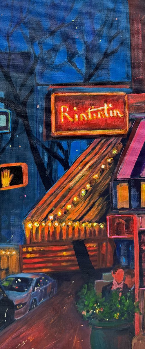 New York at Night by Victoria Sukhasyan