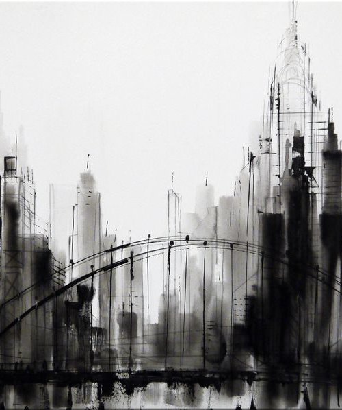 View Over Manhattan - New York City Skyline by Irina Rumyantseva