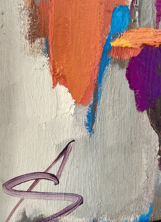 BRIGHT MOMENT 7/Oil painting