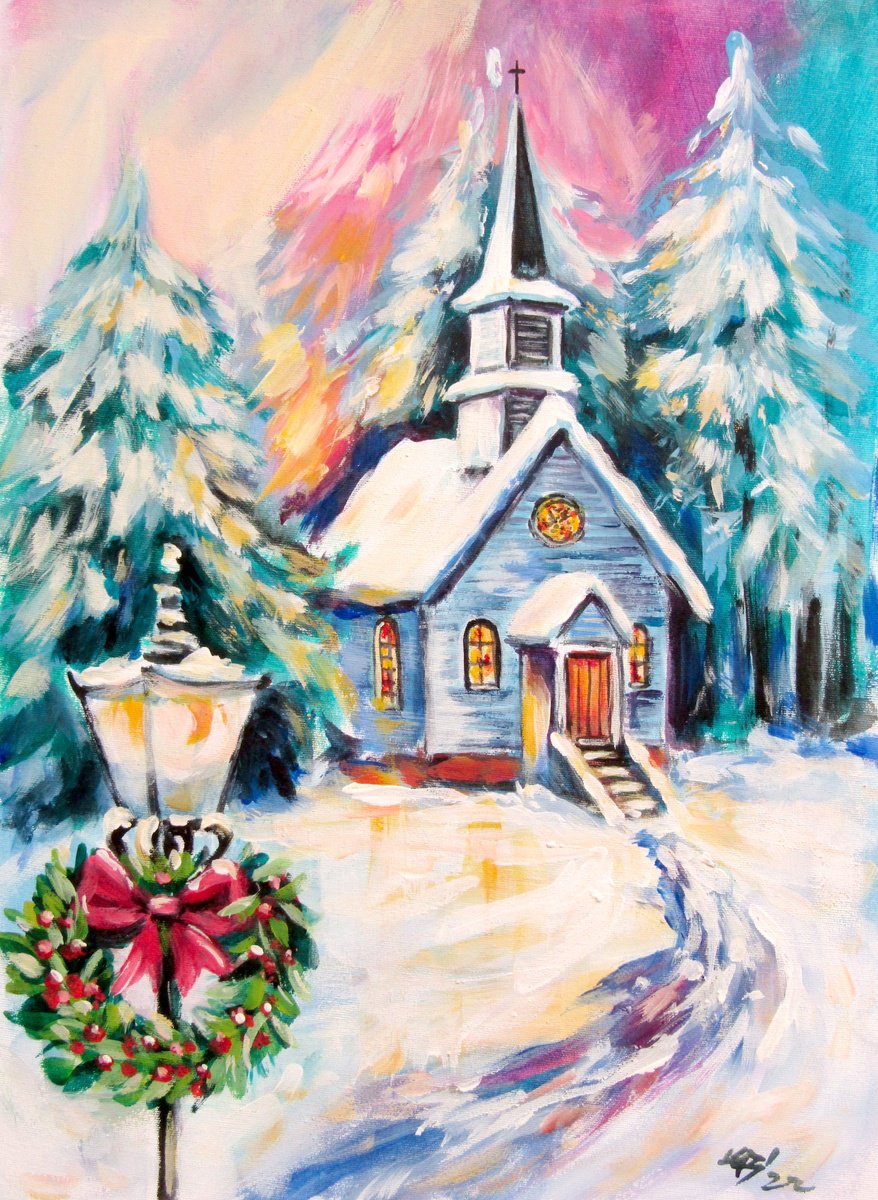  Wintertime Ii By Kovacs Anna Brigitta, 12 X 16, Artwork For Sale On Artfinder