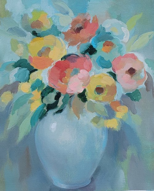 Vibrant Bouquet by Silvia  Vassileva