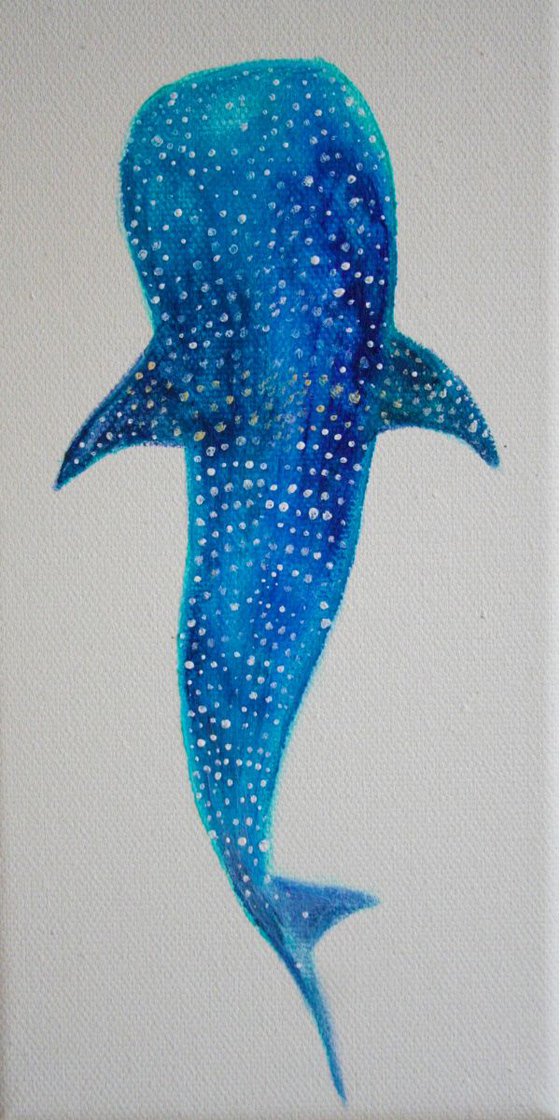 Whale Shark Acrylic Painting