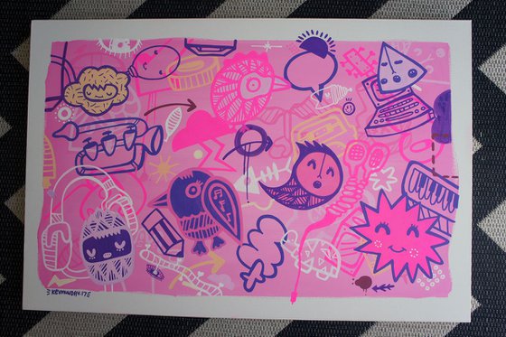 Doodle Pad - pink (2)