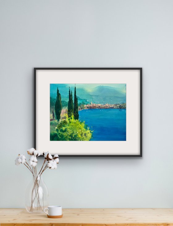 Calm Waves of Lake Garda