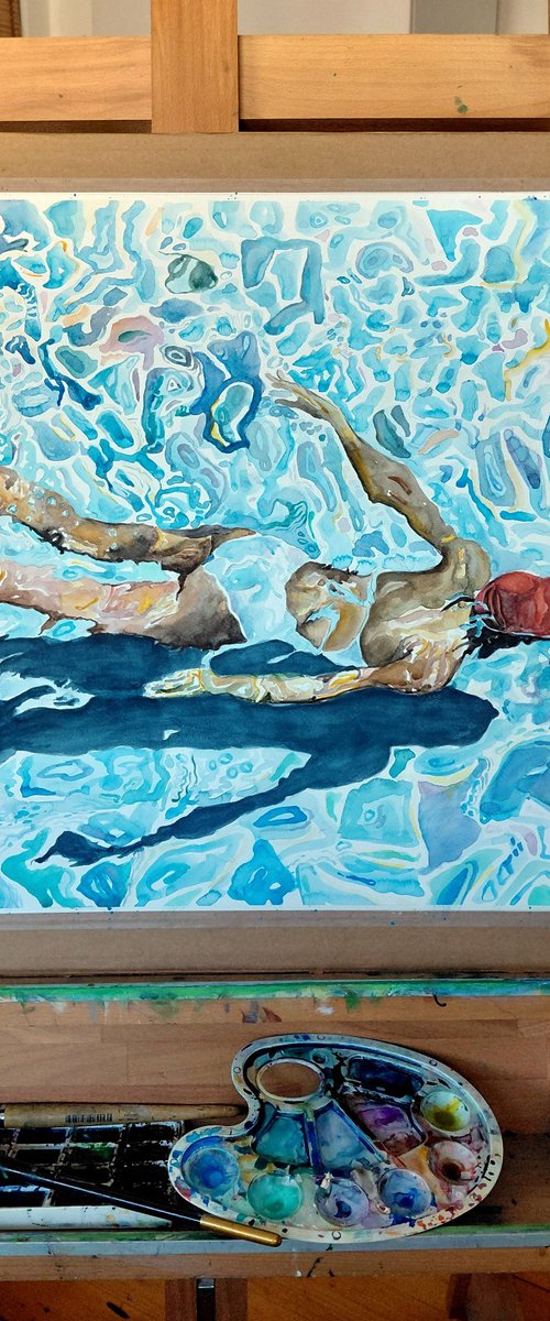 SWIMMER by Zoran Mihajlović Muza