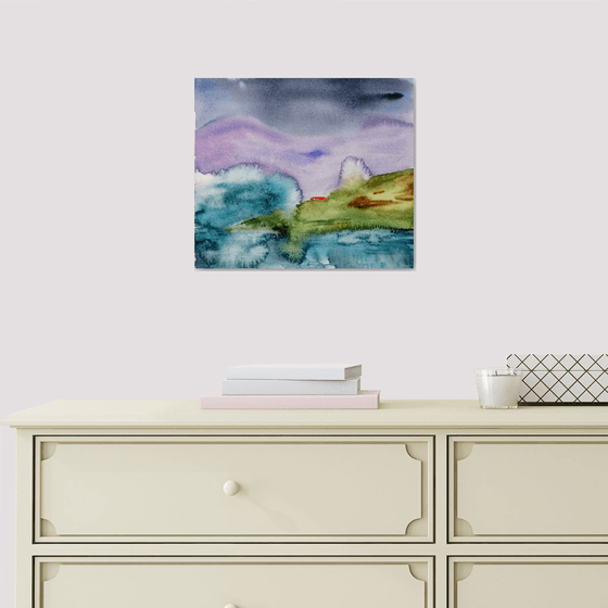 Abstract  Seascape painting