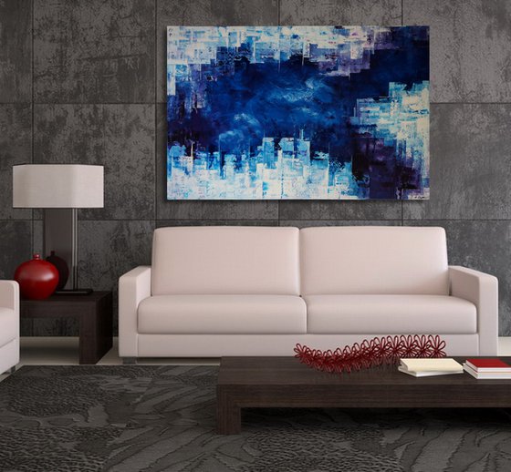 The Big Blue Beyond (150 x 100 cm) XXXL (60 x 40 inches)