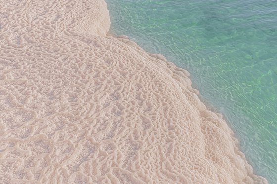 Dead Sea. Beach season.