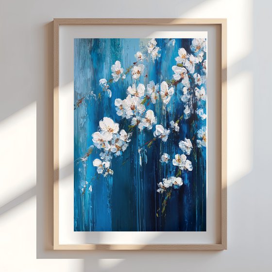 White Blossom Print