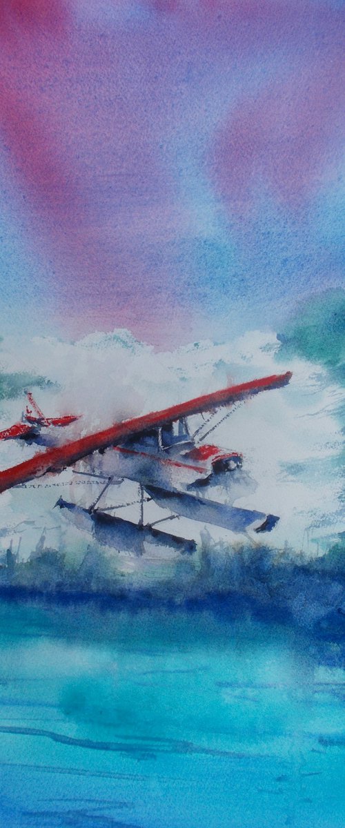 seaplane by Giorgio Gosti