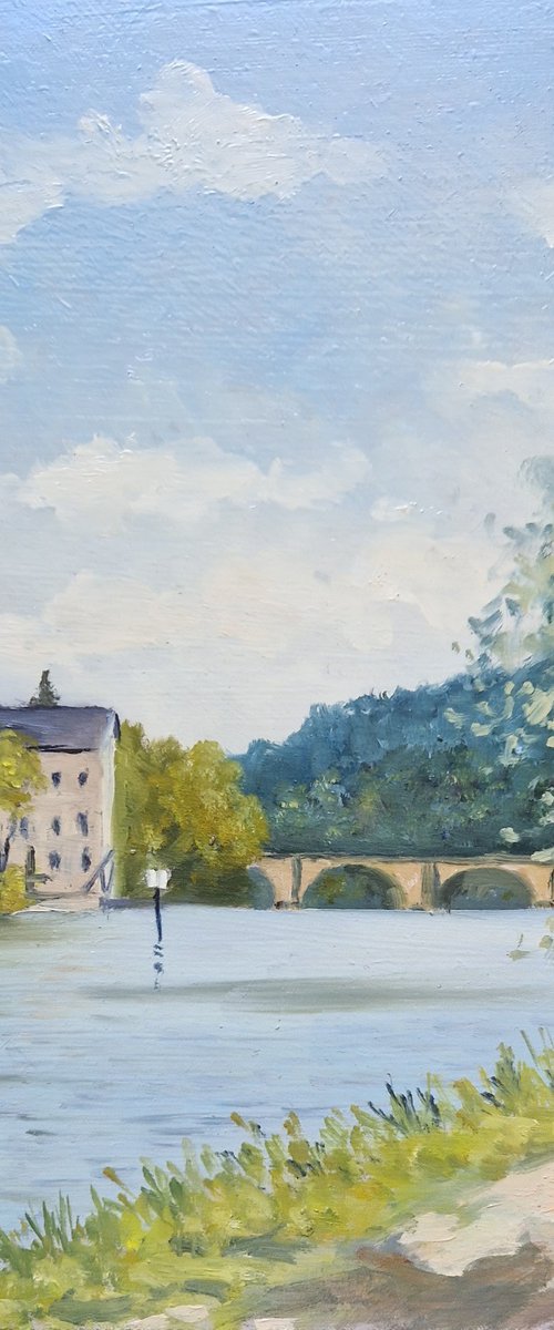 La Mayenne à Entrammes by José DAOUDAL