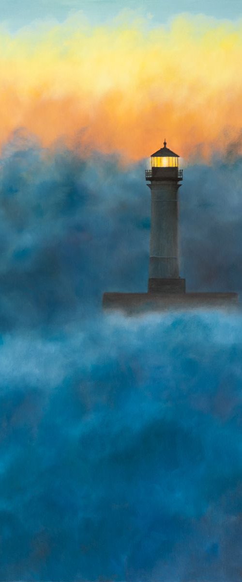 The Lighthouse in the Mist by Yulia McGrath
