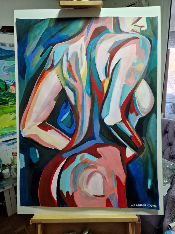 Nude Abstract / 92 x 67,5 cm