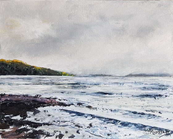 Loch Fyne Argyll And Bute Tarbert Scottish Seascape Painting