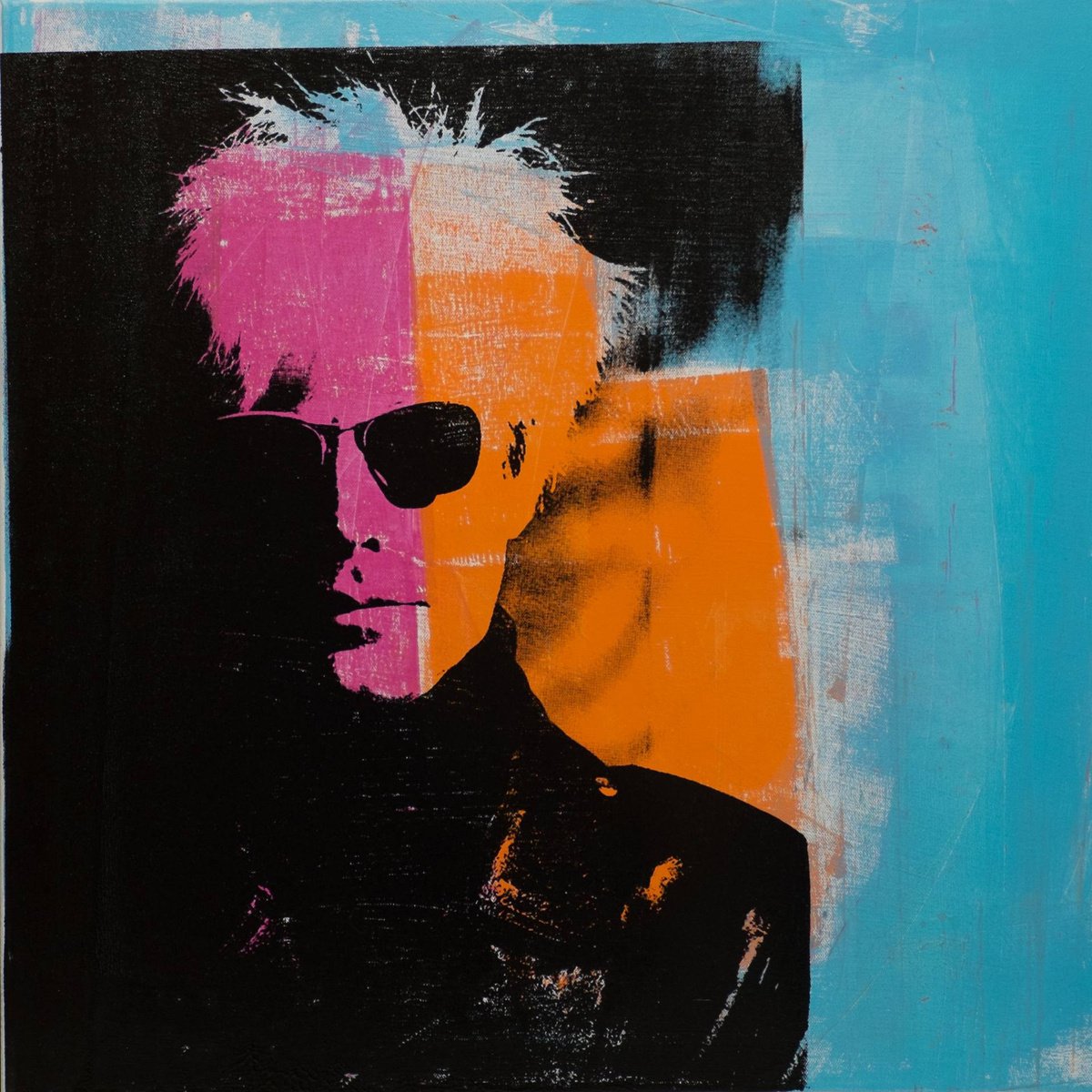 Andy Warhol - Pop Art King Painting by Dane Shue by Dane Shue