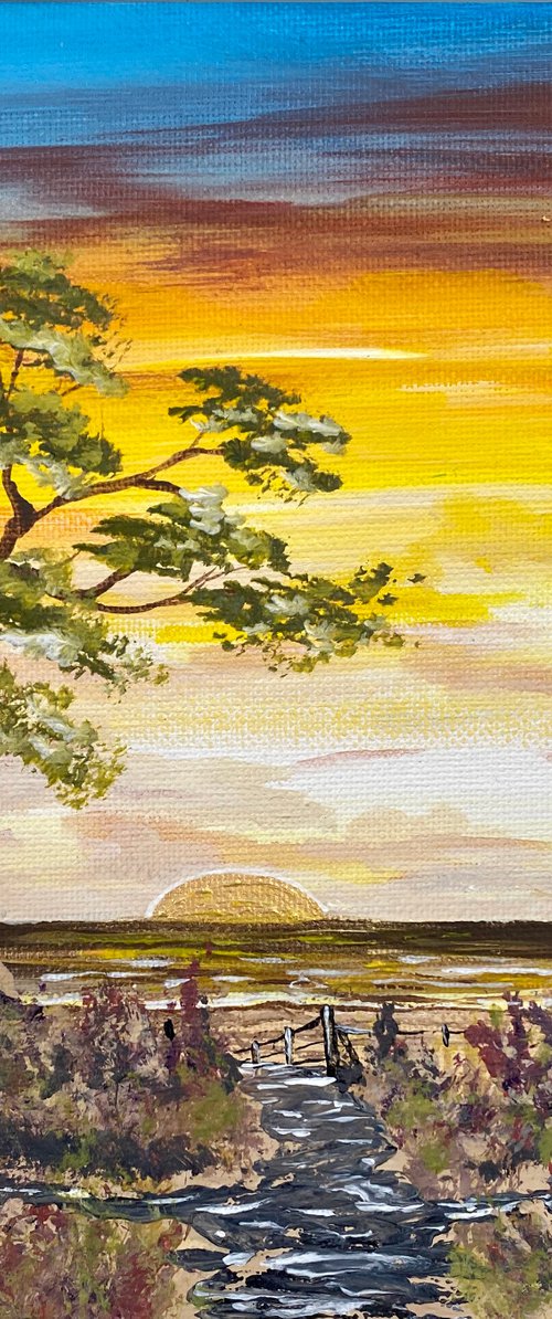 Golden Sunset by Marja Brown