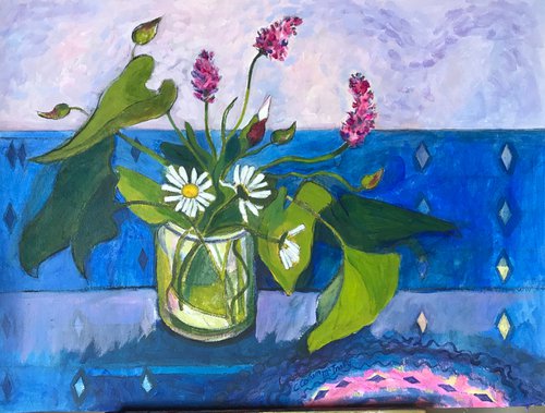 Summer wild flower arc by Christine Callum  McInally