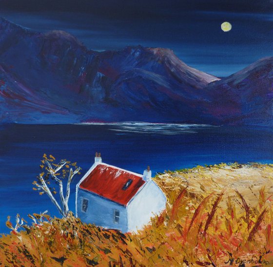 Bla Beinn in the Moonlight