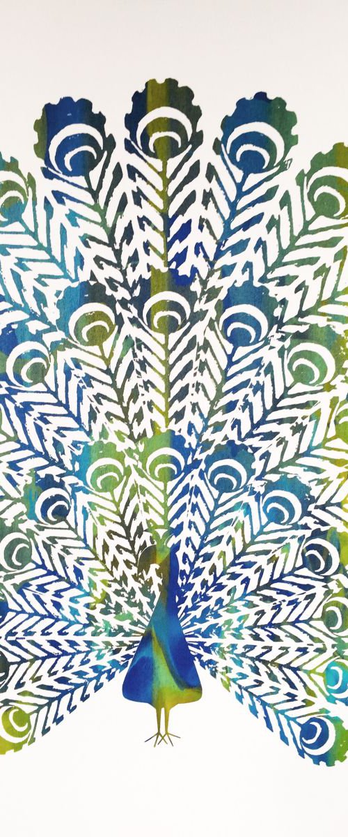 Et... Voila (blue/green) by Kath Edwards