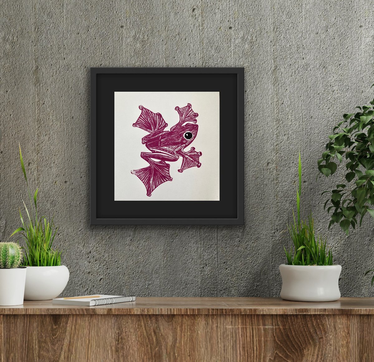 Flying Frog by Amy Cundall