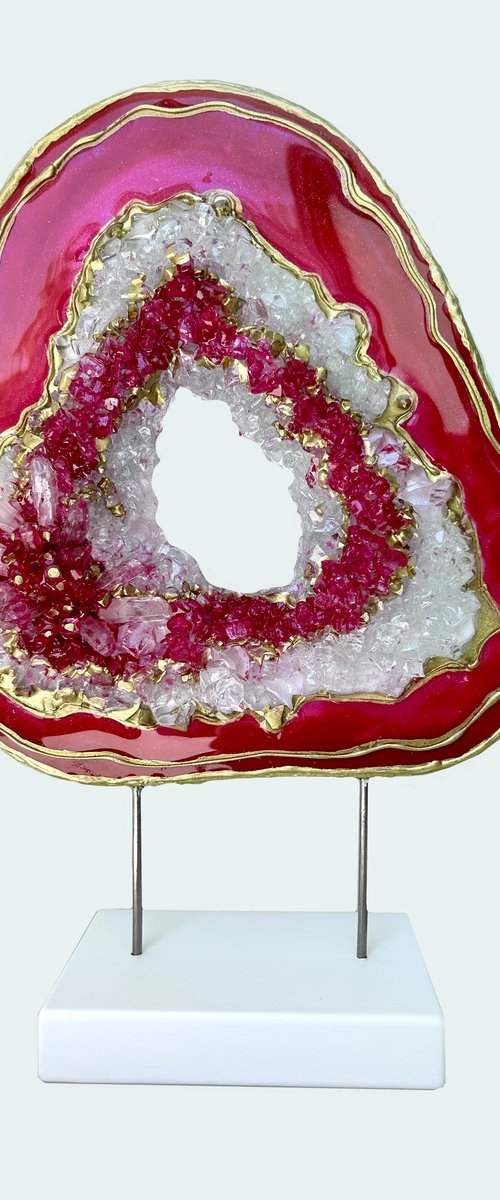 Slice fantastic Magenta & Gold by Alexandra Dobreikin