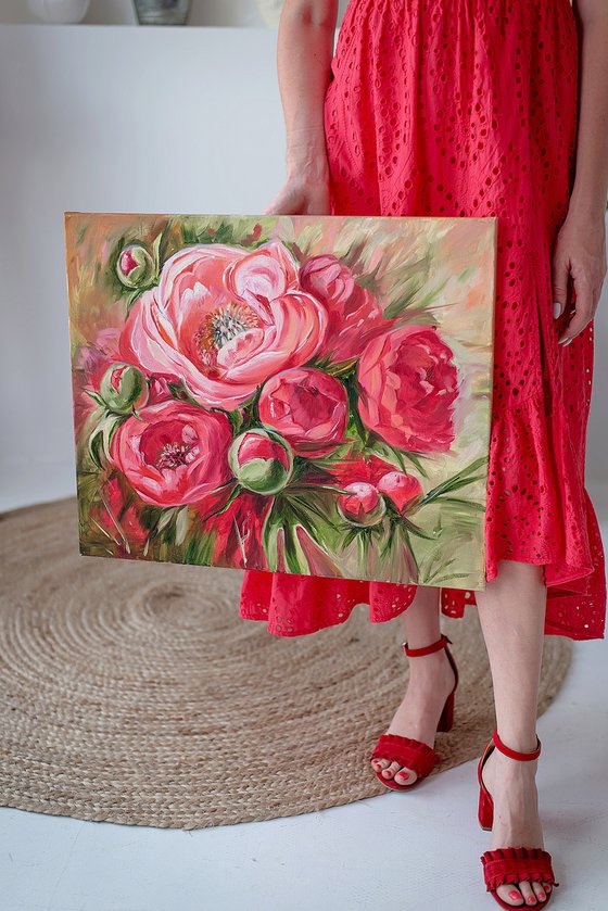 “Red flowers”
