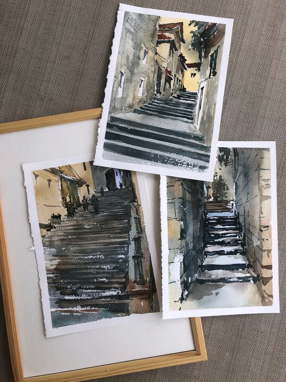 Set of 3 sketches