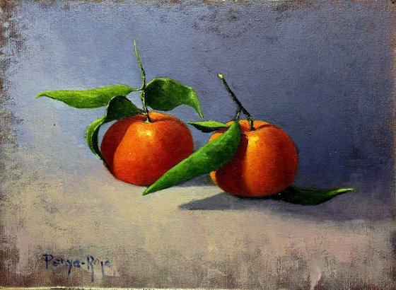 Two Clemenvillas mandarins