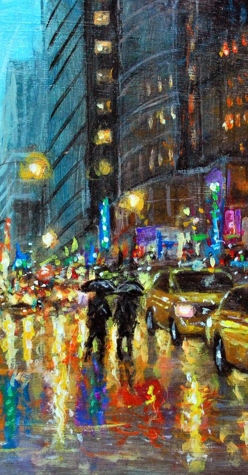 New York in night18 by Vishalandra Dakur