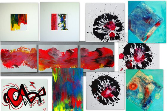 Collage of paper art 12