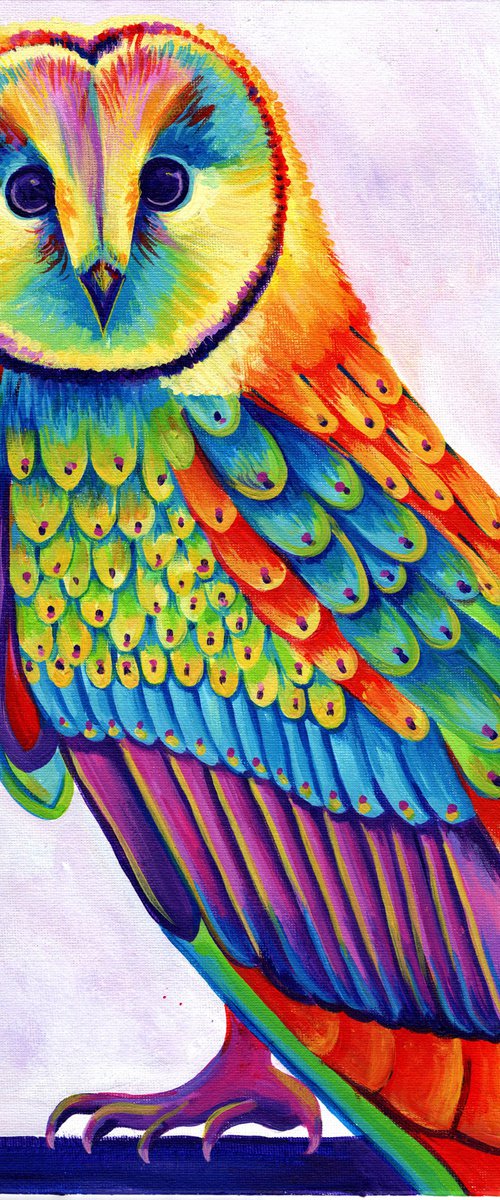 Olive the Rainbow Owl by Tiffany Budd