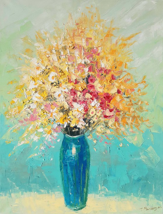 Bouquet of Wildflowers 60x80cm