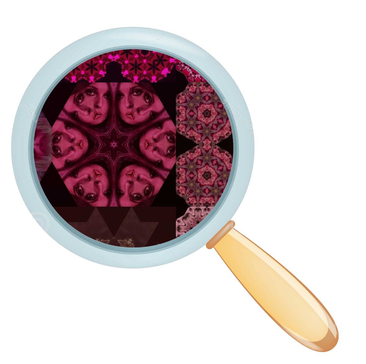 Portrait Painting By John Lijo Bluefish, 50 X 80, Love Is Something You Feel Collage, Original Artwork