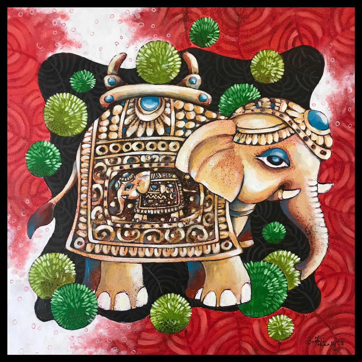 Elaborate Elephants by Sonali Mohanty