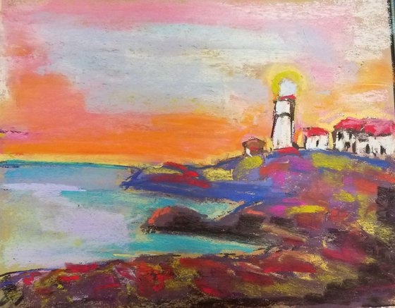 Lighting the path (aka abstract lighthouse)