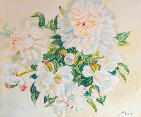 Grandmother's Peonies