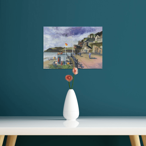 Sidmouth beach, looking west