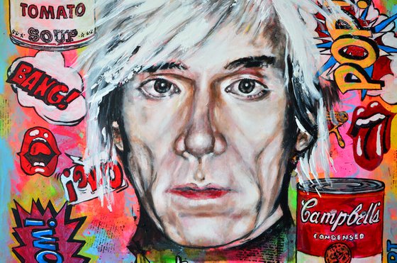 Andy Warhol- Pop art portrait