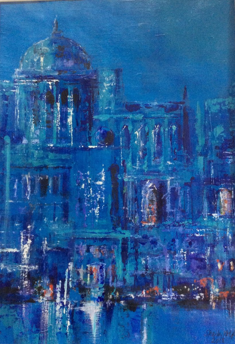 City through the Blues no.1 by Sheila Volpe
