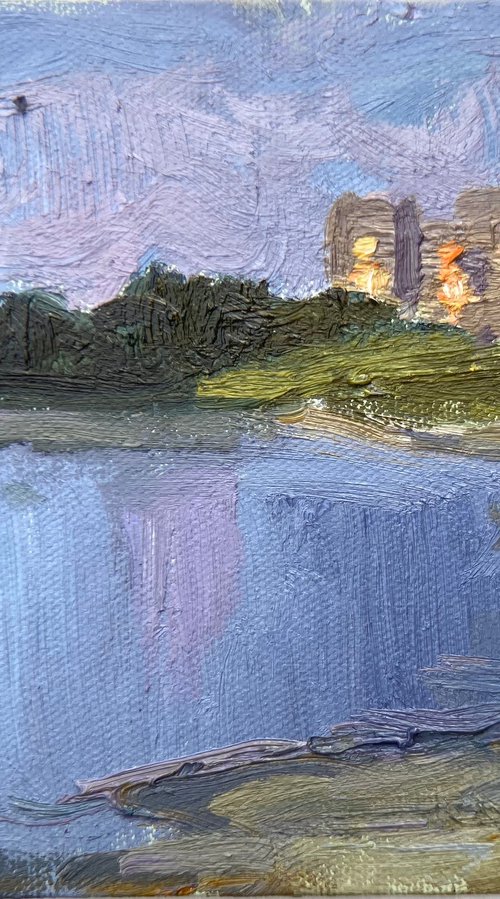 Blue Evening by Nataliia Nosyk
